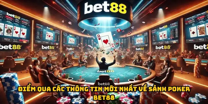 Điểm qua các thông tin mới nhất về sảnh poker BET88