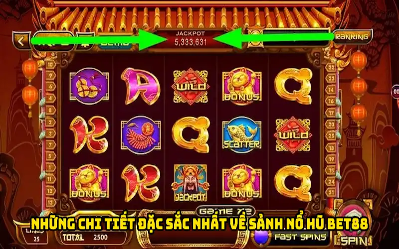 Những chi tiết đặc sắc nhất về sảnh nổ hũ BET88